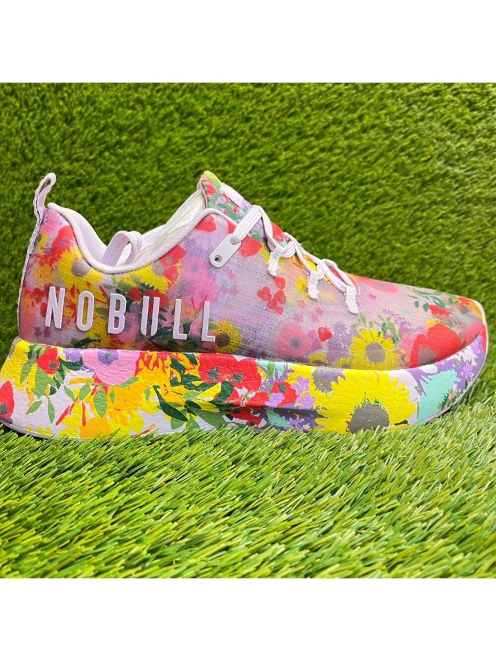Nobull Journey Mens Size 10 Purple Yellow Red Athletic Training Shoes Sneakers
